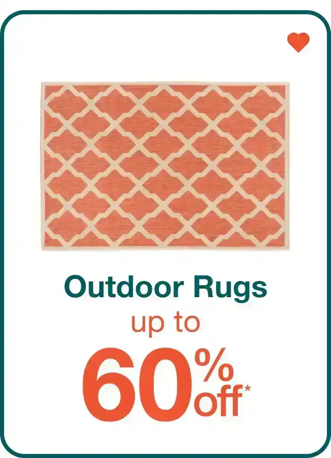 Outdoor Rugs Up to 60% Off