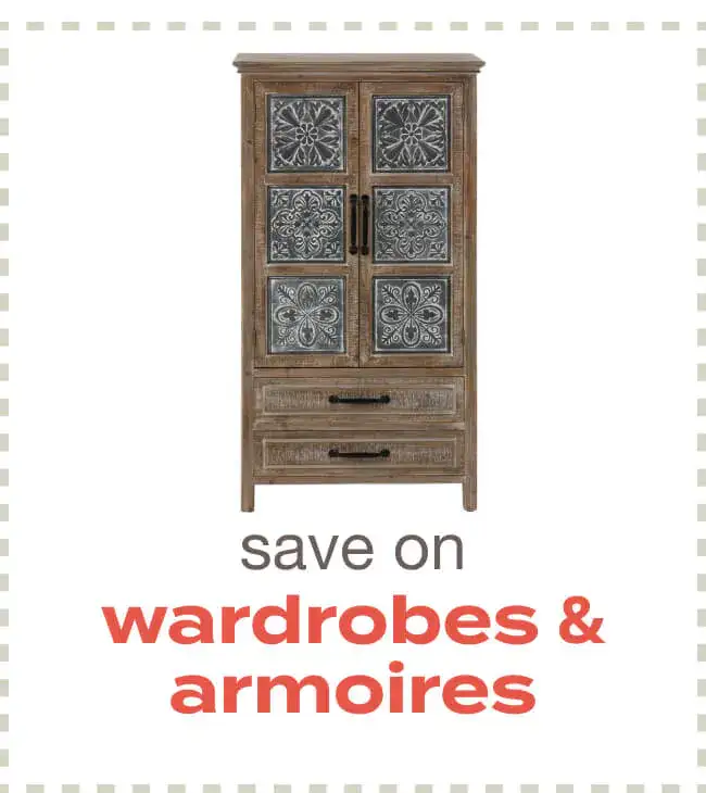 Save on Waredrobes and Armoires