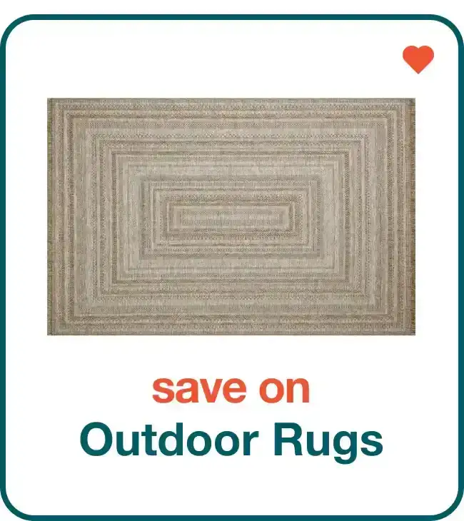 save on outdoor rugs