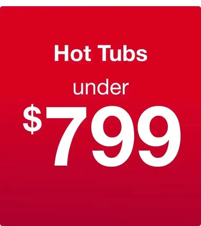 Hot Tubs Under \\$799