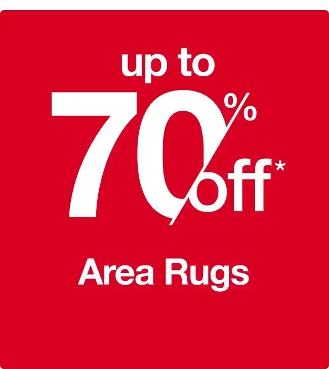 Up to 70% off Area Rugs