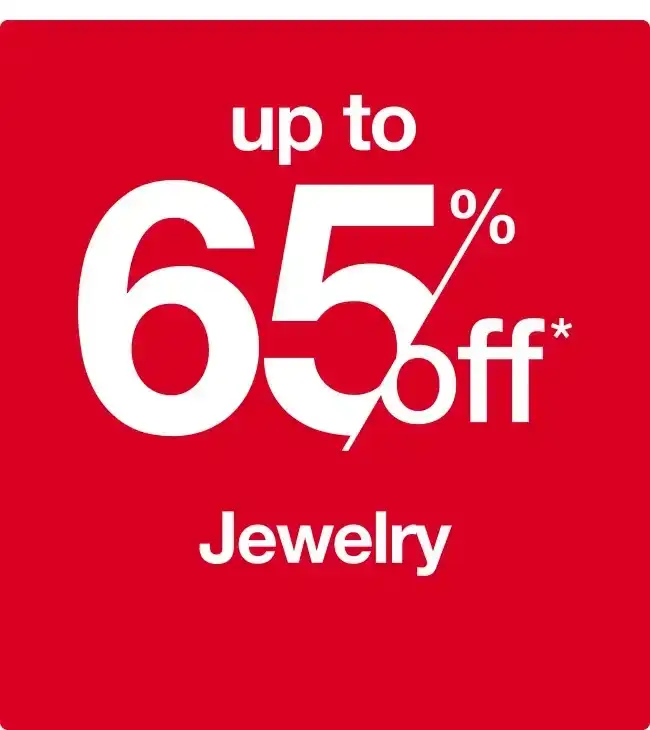 Up to 65% off Jewelry