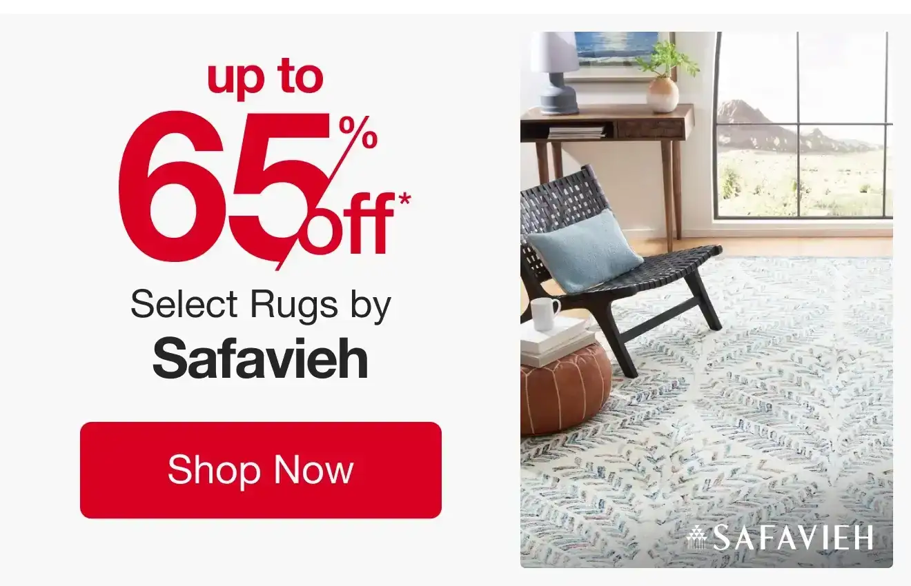 Up to 65% Off Select Rugs by Safavieh*