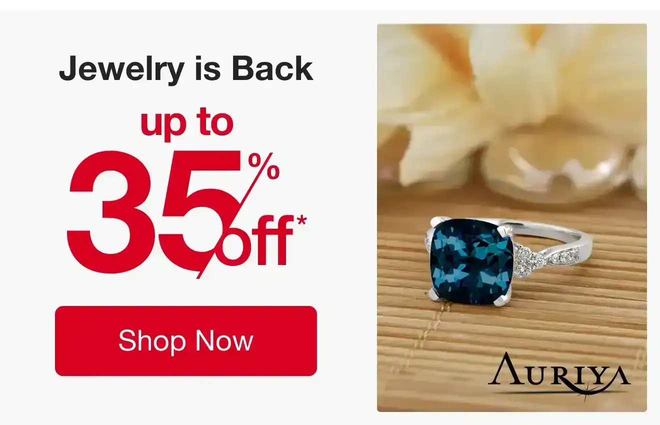 Up to 35% Off Select Jewelry by Auriya*