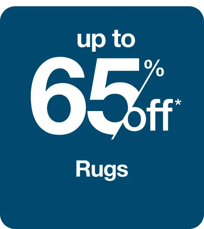 Up to 65% off Rugs