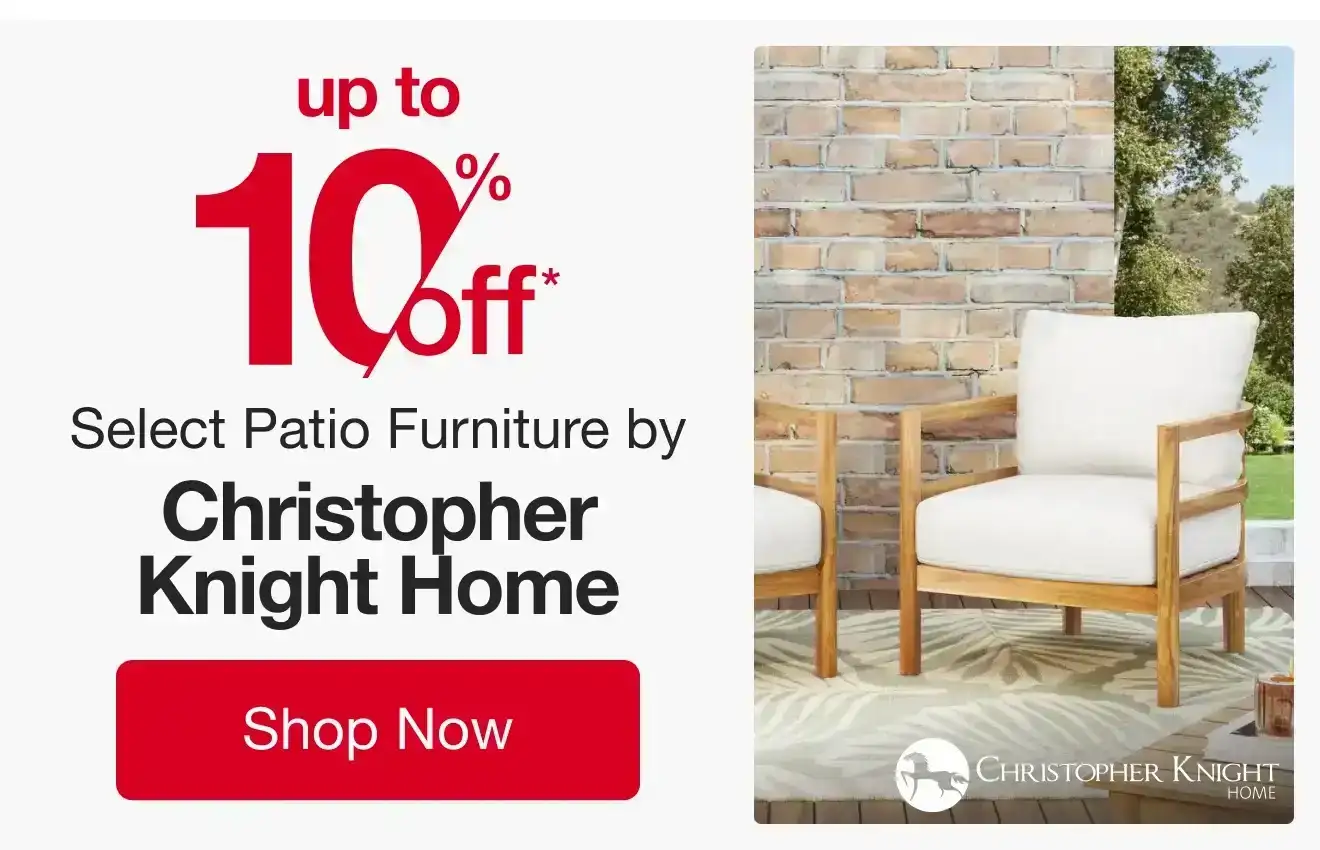 Up to 10% Off Select Patio Furniture by Christopher Knight Home*