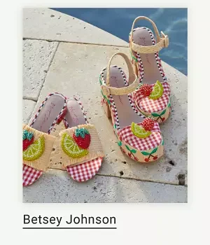 Image of sandals. Shop Betsey Johnson.