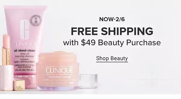 Free shipping with \\$49 beauty purchase. Shop beauty.