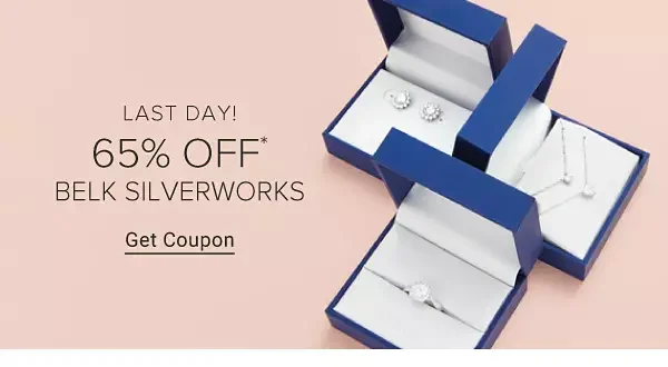 New bling for less! Save 65% on Belk Silverworks.