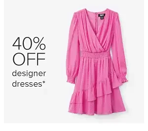 40% off designer dresses