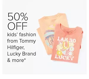 Kids' tee shirts. 50% off kids' fashion from Tommy Hilfiger, Lucky Brand and more.