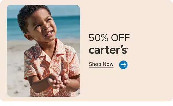 50% off Carter's. Shop Now.