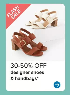 Brown and white women's designer shoes. 30 to 50% off designer shoes and handbags.