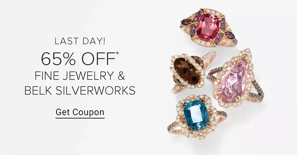 Dazzle for less! Up to 65% off select fine jewelry & Belk Silverworks.