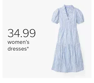 A blue women's dress. 34.99 dresses from Wonderly and Crown and Ivy.