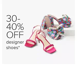 White designer sandals. 30 to 40% off designer shoes.