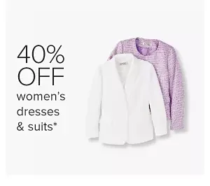 A floral women's dress. 40% off women's dresses and suits.