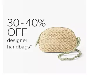 A woven designer handbag. 40% off and under designer handbags.