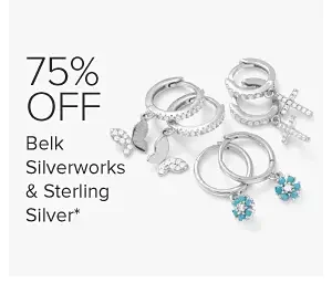 75% off Belk Silverworks & Sterling Silver.