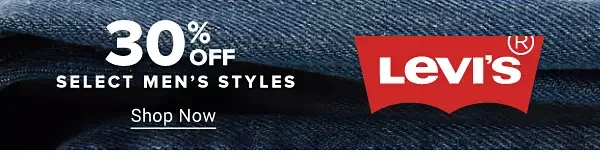 30% off select men's styles. Shop now.