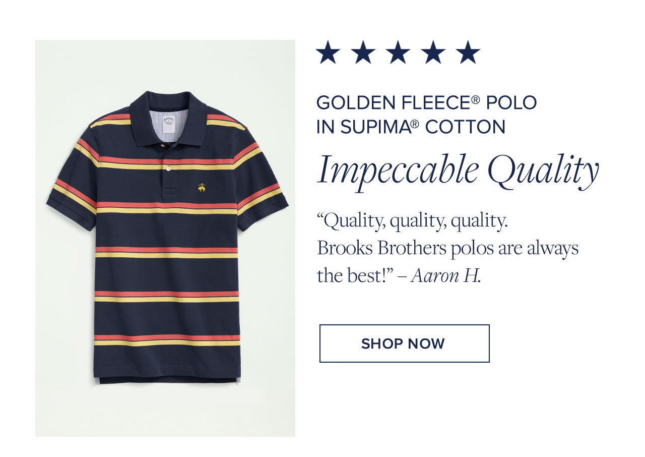 Golden Fleece Polo in Supima Cotton Shop Now