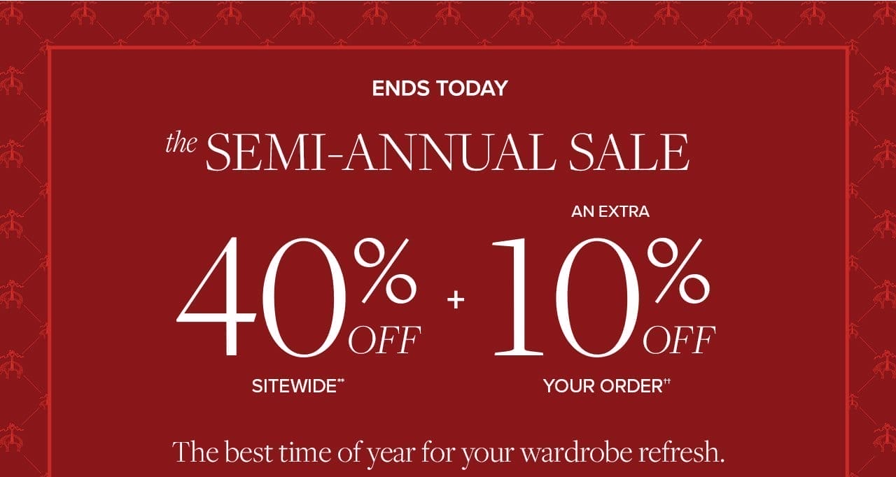 The Semi-Annual Sale