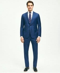 Classic Fit Wool Sharkskin 1818 Suit