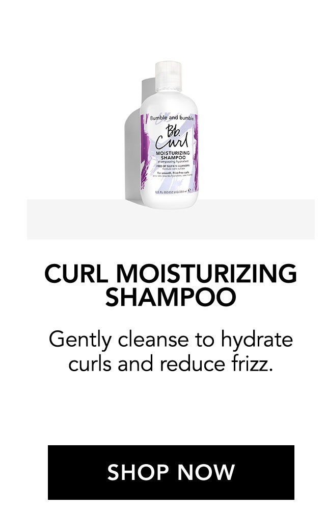 CURL MOISTURIZING SHAMPOO | Gently cleanse to hydrate curls and reduce frizz. | SHOP NOW