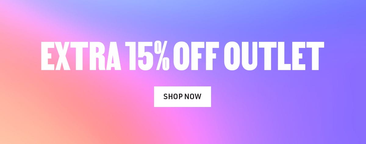 Extra 15% off Outlet Sale