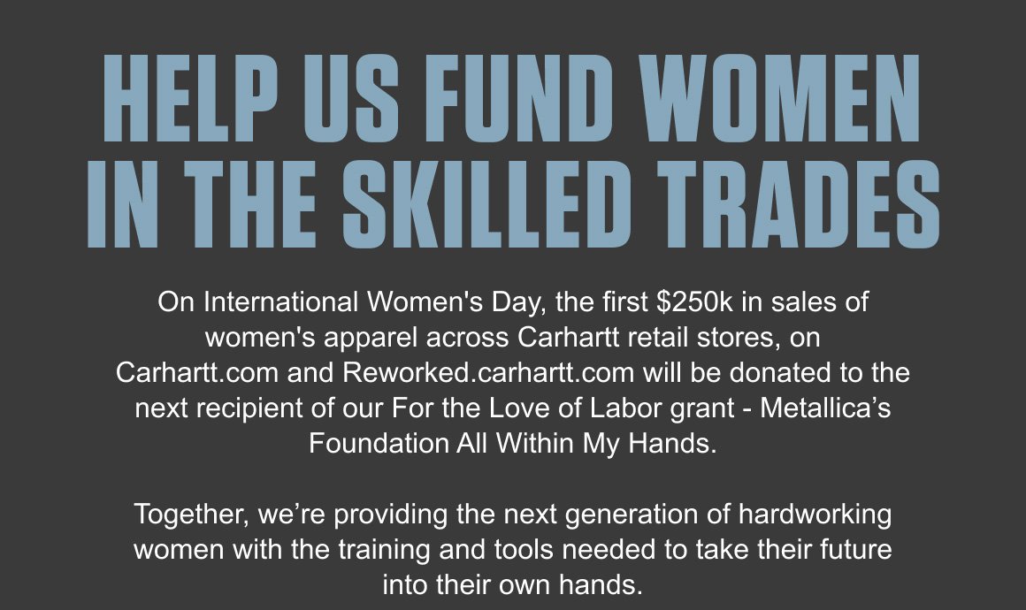 HELP US FIND WOMEN IN THE SKILLED TRADES