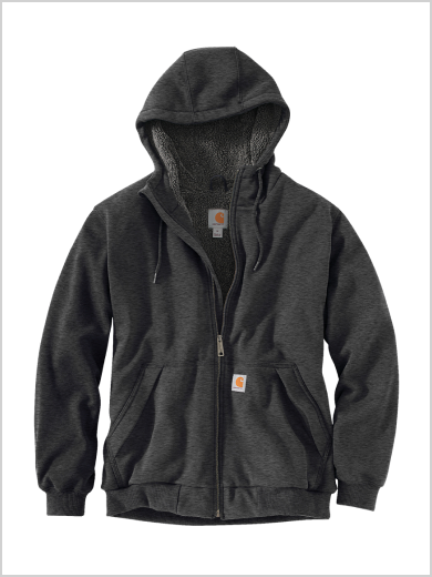 RAIN DEFENDER® SHERPA-LINED FULL-ZIP SWEATSHIRT