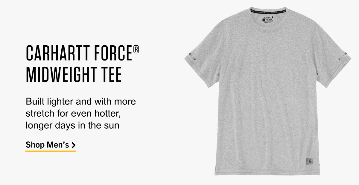 CARHARTT FORCE® MIDWEIGHT TEE SHOP MEN'S