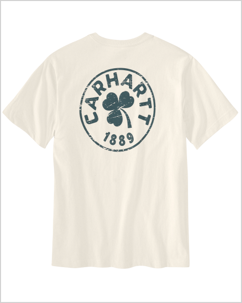 HEAVYWEIGHT POCKET SHAMROCK GRAPHIC T-SHIRT