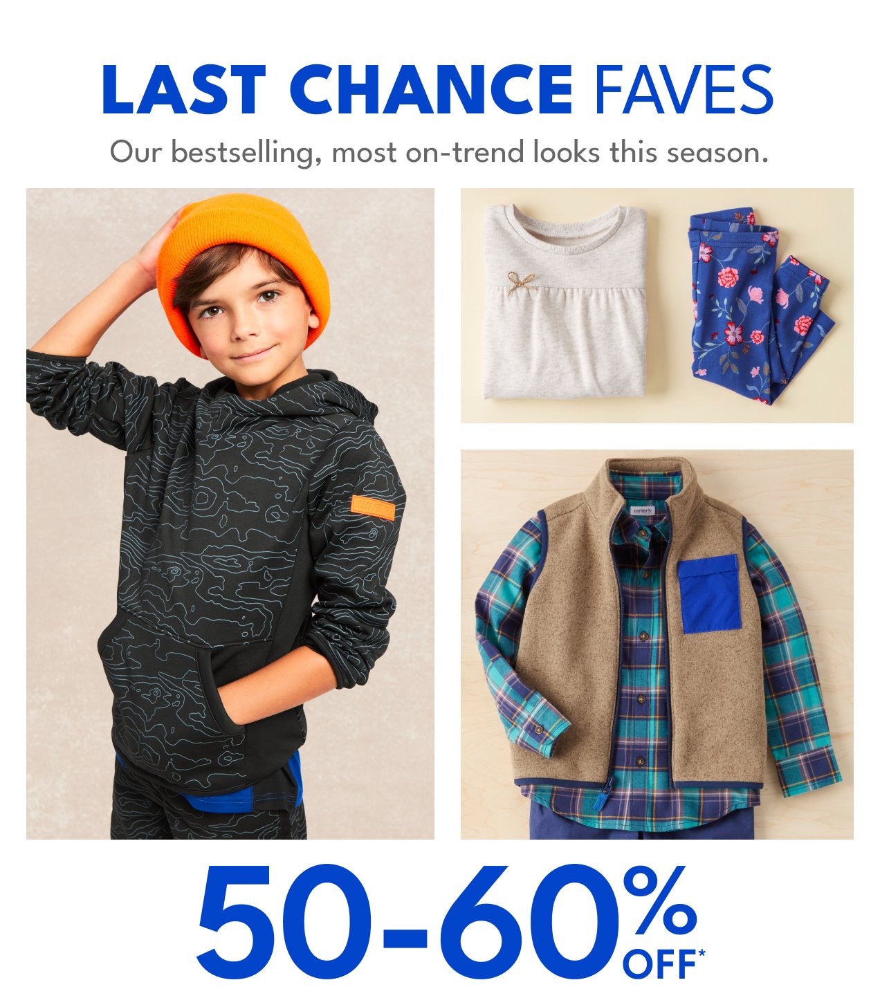 LAST CHANCE FAVES | Our bestselling, most on-trend looks this season. | 50-60% OFF*