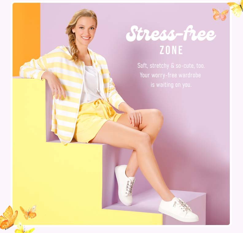 Stress free zone: shop the look