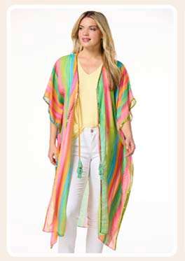 Shop stripe cover up