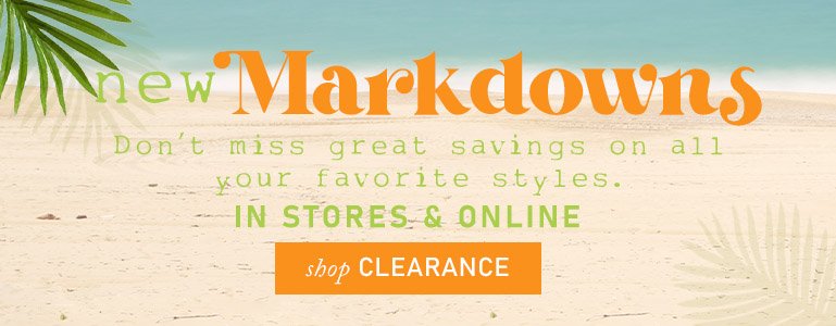 Shop New Markdowns