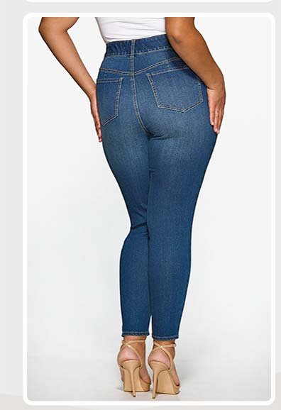 Shop Plus Size Contour Jeggings