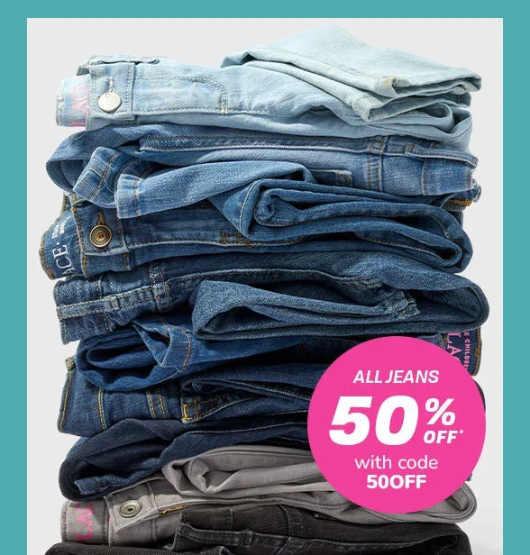 50% off All Basic Jeans