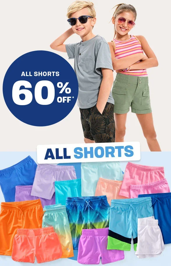 60% off All Shorts