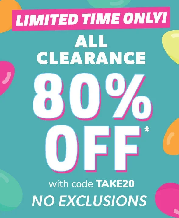 80% off All Clearance