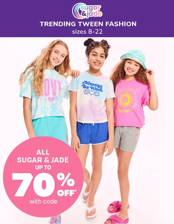 Up to 70% off The Tween Shop