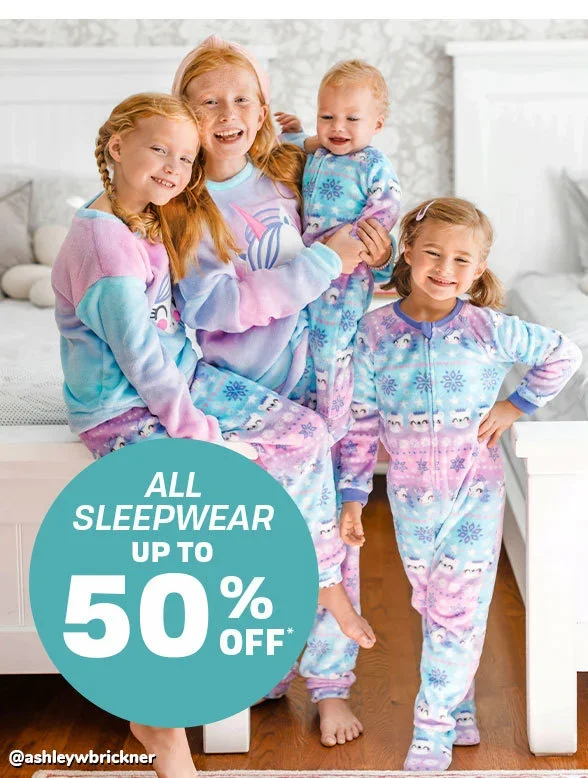 Up to 50% off Al Sleepwear