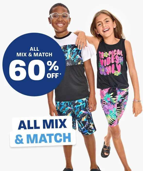 60% off All Mix & Match 