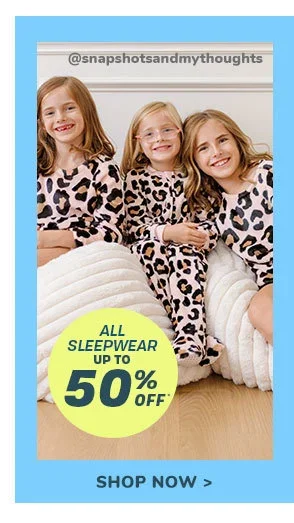 Up to 50% off All Sleepwear