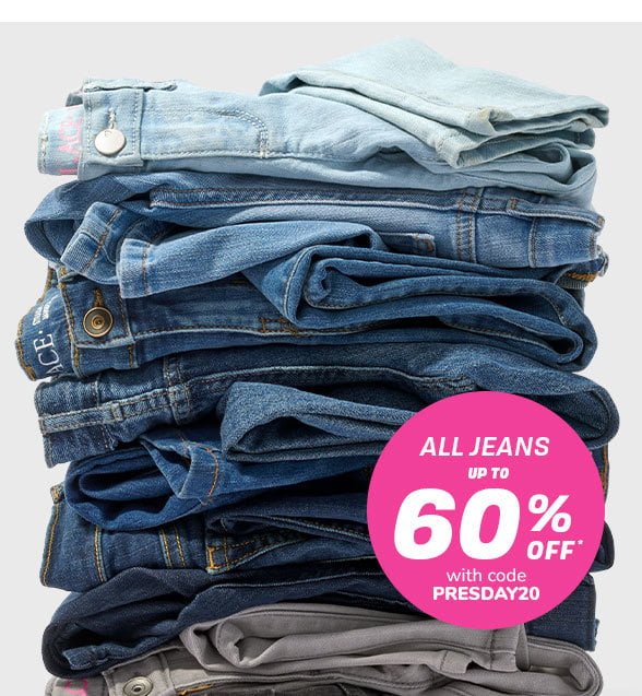 Up to 60% off All Jeans