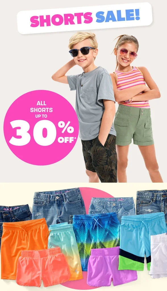 Up to 30% off All Shorts