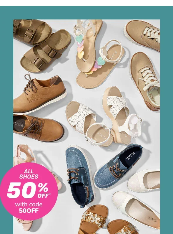 50% off All Shoes