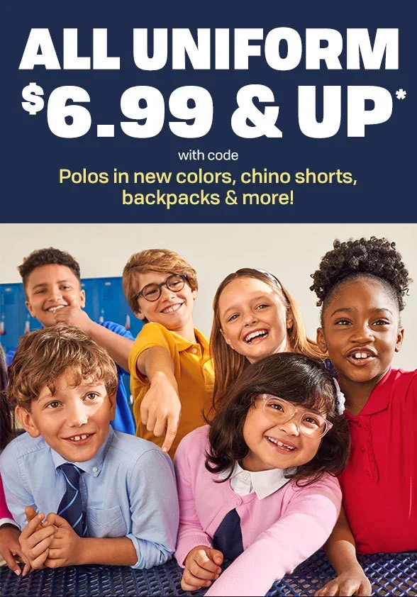 \\$6.99 & Up All Uniform