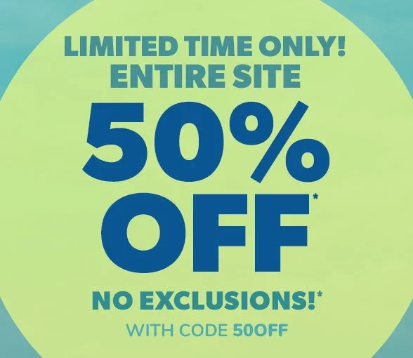 50% off Entire Site